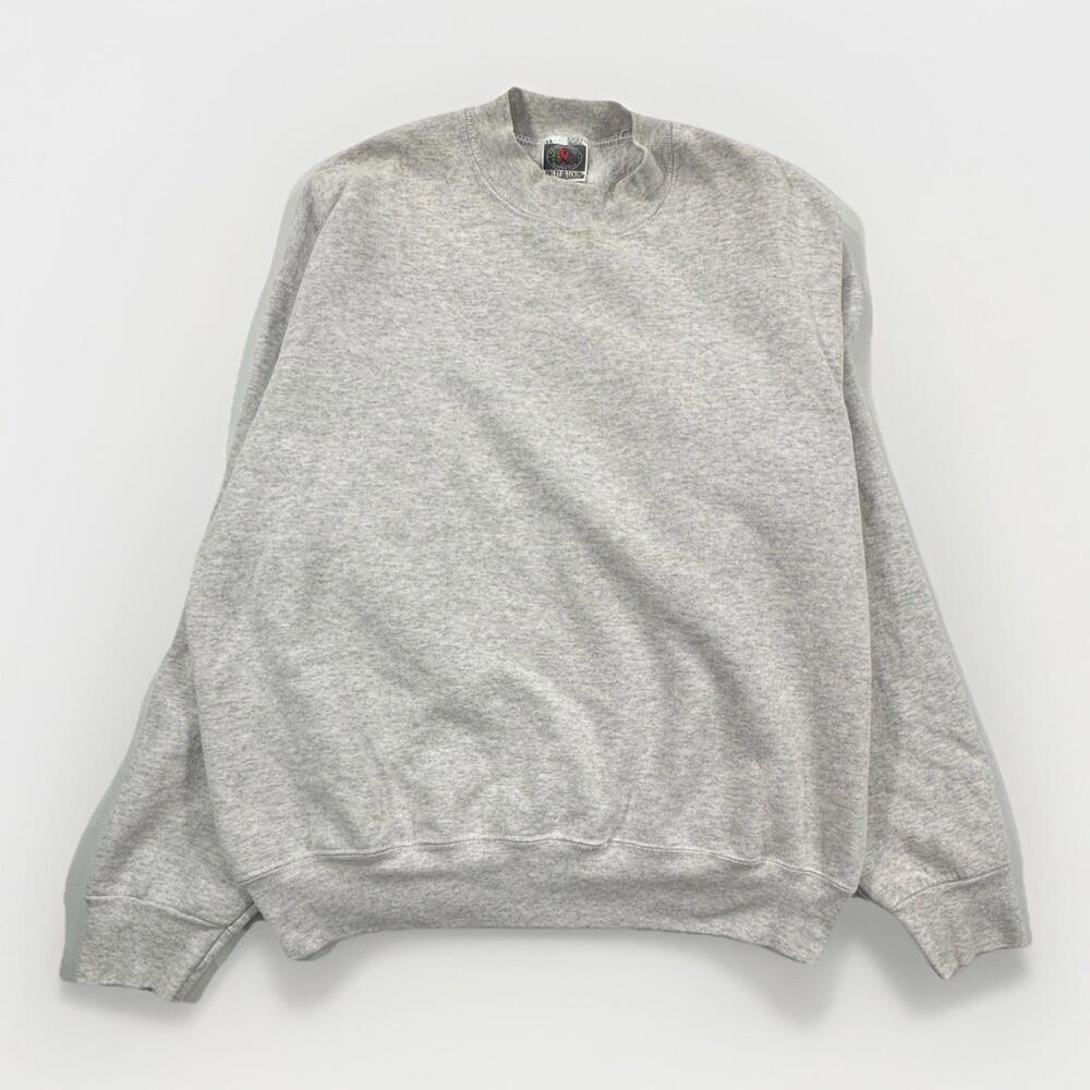 Vintage USA Made Heavyweight Fruit of The Loom Sweatshirt Adult Size XL Gray